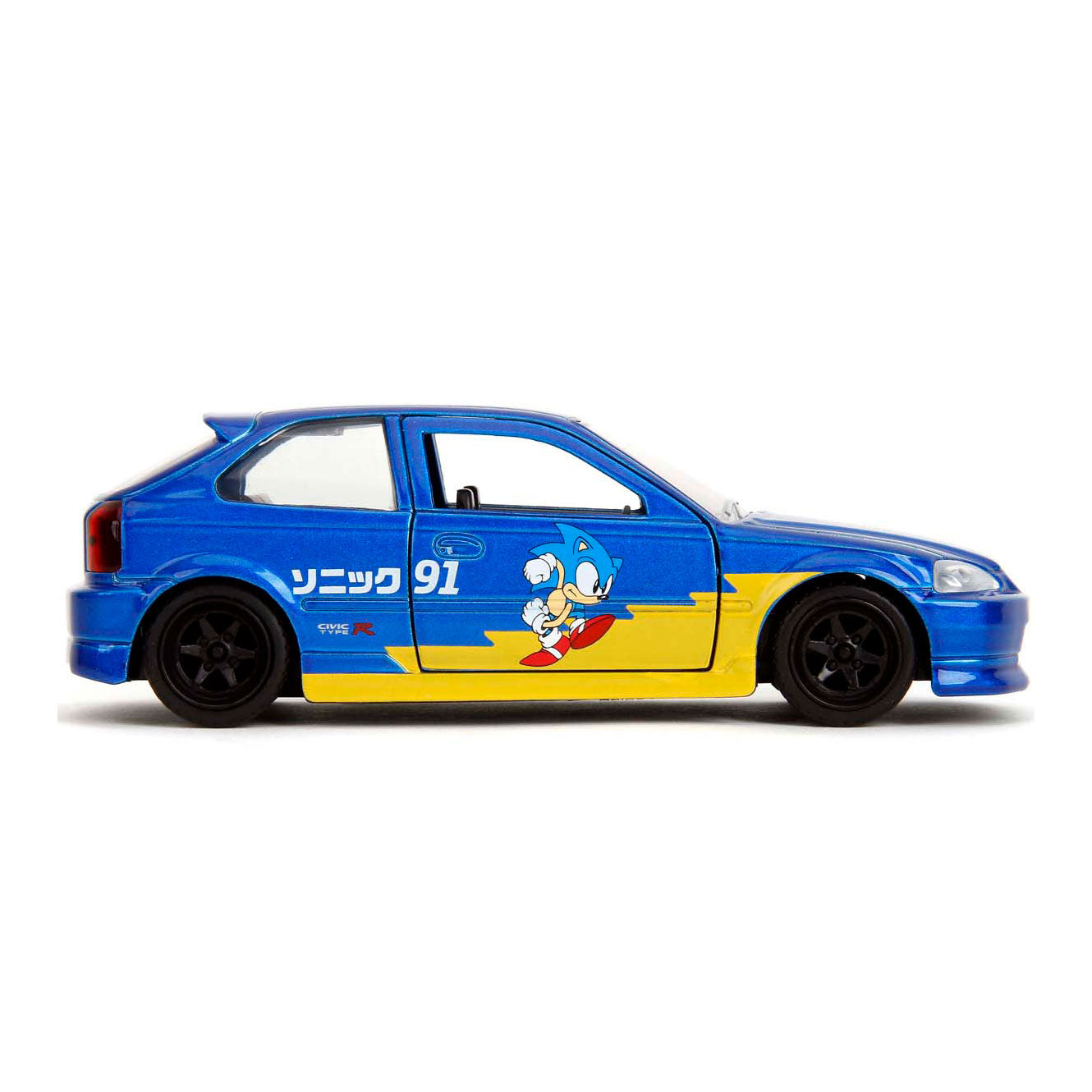 Jada toys jada sonic 1997 honda civic type-r 1:33