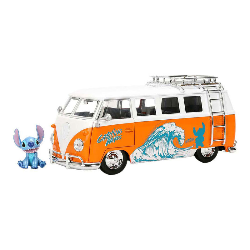 Jada toys jada stitch 1961 vw bus 1:24