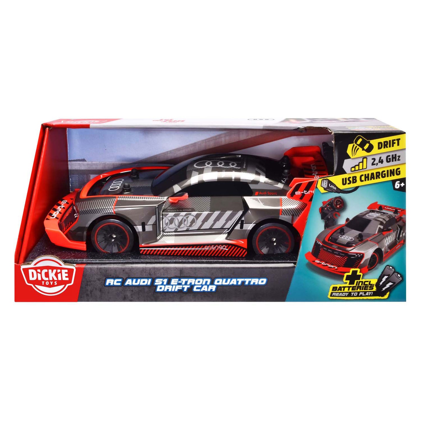 Dickie toys 201106011 1:16 rc modelauto voor beginners elektro drift
