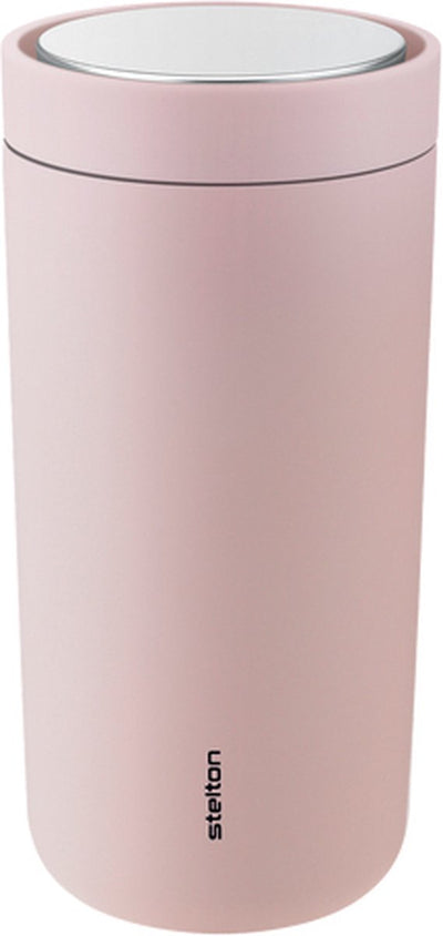 Stelton to go click 400ml thermosbeker roze