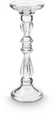 Vtwonen - kandelaar - transparant - glas - 10x28.5cm