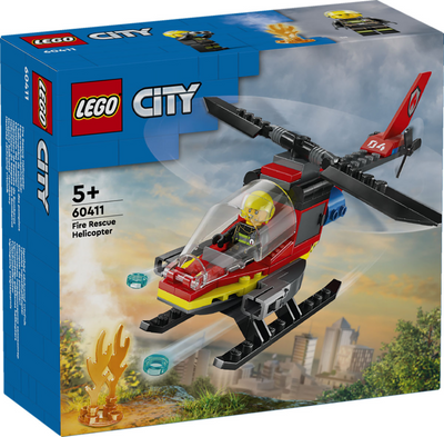 Lego city brandweer brandweerhelikopter