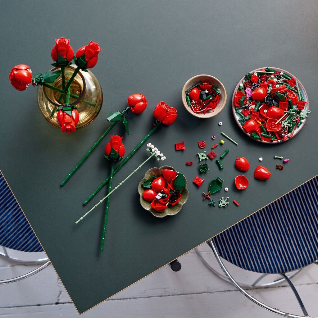 Lego icons 10328 botanical rozenboeket