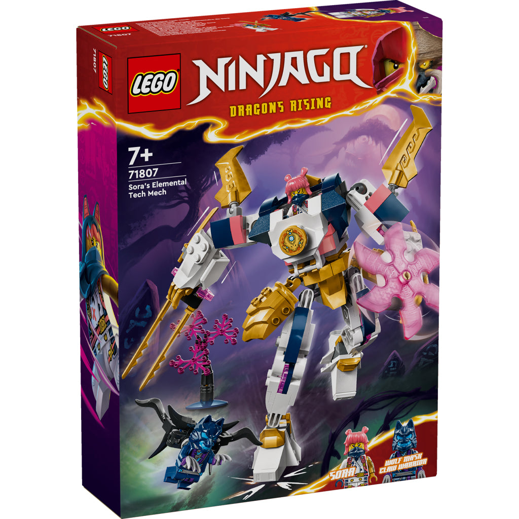 Lego ninjago - sora's elementaire techmecha constructiespeelgoed (71807)
