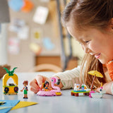 Lego friends 42658 zwembadfeestje met flamingo en eenhoorn - afbeelding 4