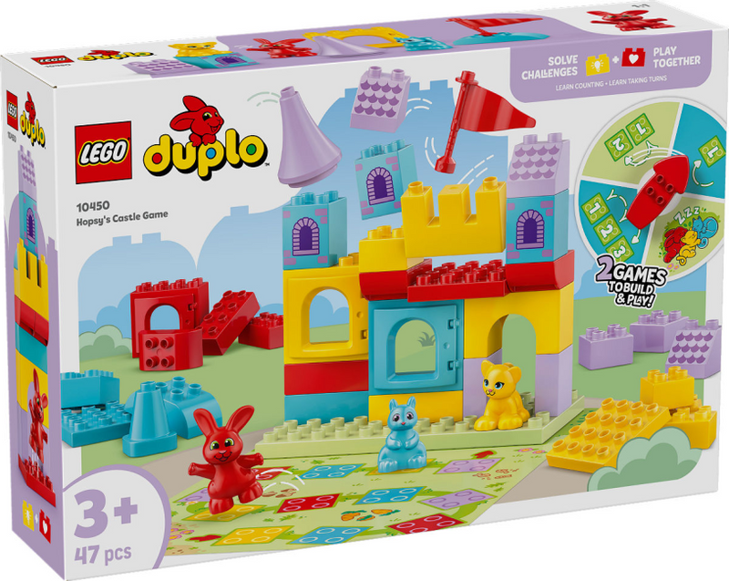 Lego duplo hopsy's kasteelspel educatief speelgoed gezelschapsspel voor peuters 10450