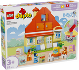 Lego duplo 10459 huis van bluey en haar familie met geheugenspel - afbeelding 1