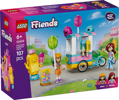 Lego friends ijsjes- en ballonnenkraam