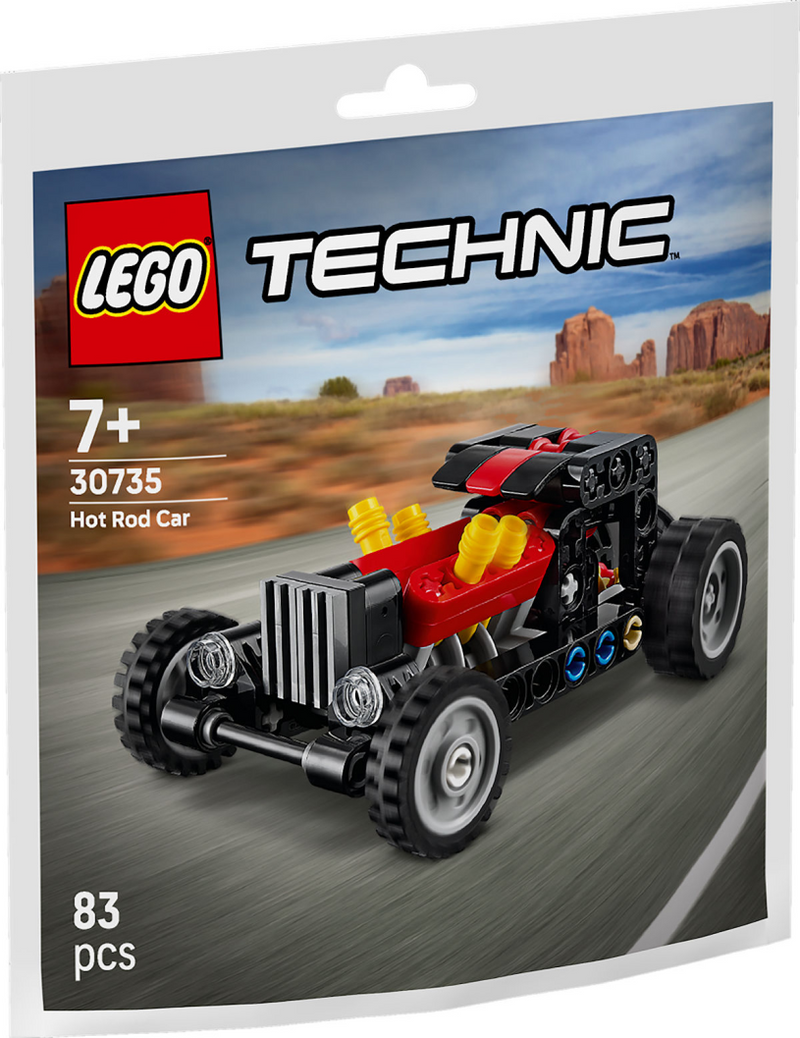 Lego technic - hot rod-auto (paperbag) - 30735