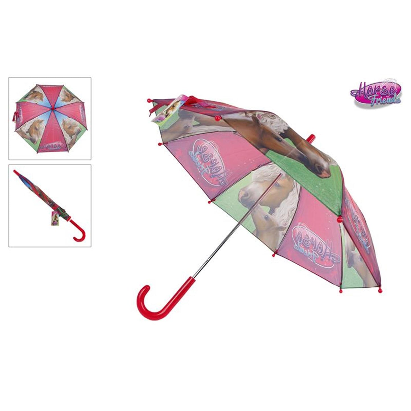 Horse friends kinderparaplu ø70x60cm