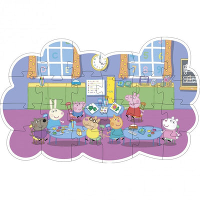 Puzzel peppa pig. 24 stukjes. 3+