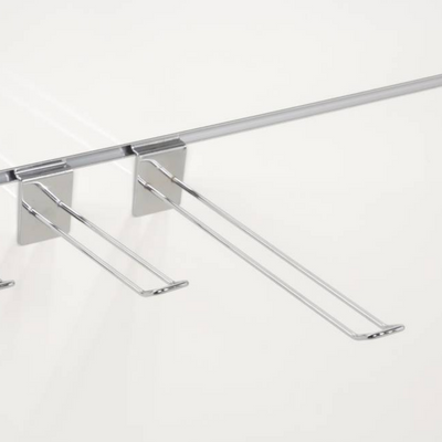 Slatwall lamel haak dubbel gesloten l20cm diam 4mm