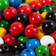 Creativ company houten kralen diverse kleuren, 70st.