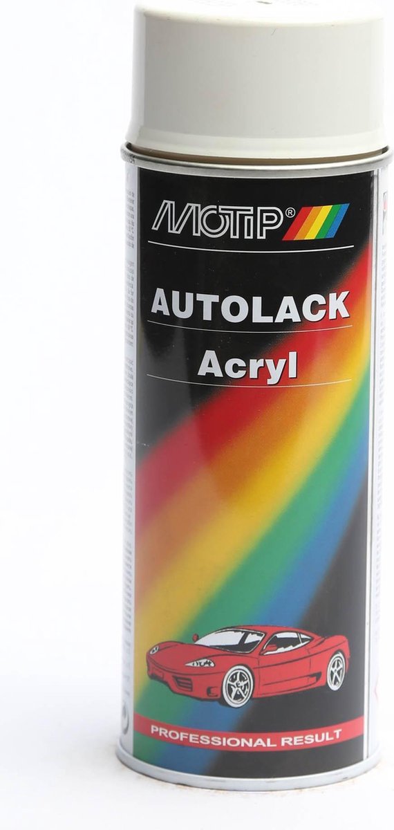 Motip 45360 - autolak spuitbus - wit - 400ml