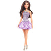 Barbie fashionista pop violet dress | 2 stuks