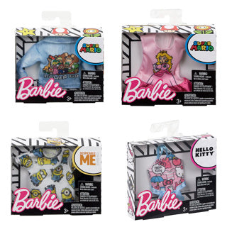 Barbie fashion tops - licensed asst | 18 stuks