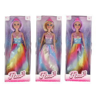 Fleur pop regenboog prinses 2 assorti | 4 stuks