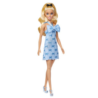 Barbie fab fashionista pop blue bows | 2 stuks