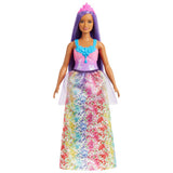 Barbie dreamtopia princess lilla hair | 3 stuks - afbeelding 2
