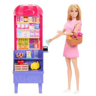 Barbie family pop barbie recept voor vriendschap en marktspeelset