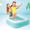Intex vierkant babyzwembad-blauw