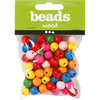 Creativ company cc houten kralen 10 mm multimix 70 stuks
