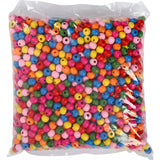 Https: www.cchobby.nl houten-kralen-d-10-mm-gatgrootte-2-5-3-mm-ca-1500-stuk-diverse-kleuren-500-gr-1-zak - afbeelding 2
