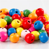 Https: www.cchobby.nl houten-kralen-d-10-mm-gatgrootte-2-5-3-mm-ca-1500-stuk-diverse-kleuren-500-gr-1-zak - afbeelding 1