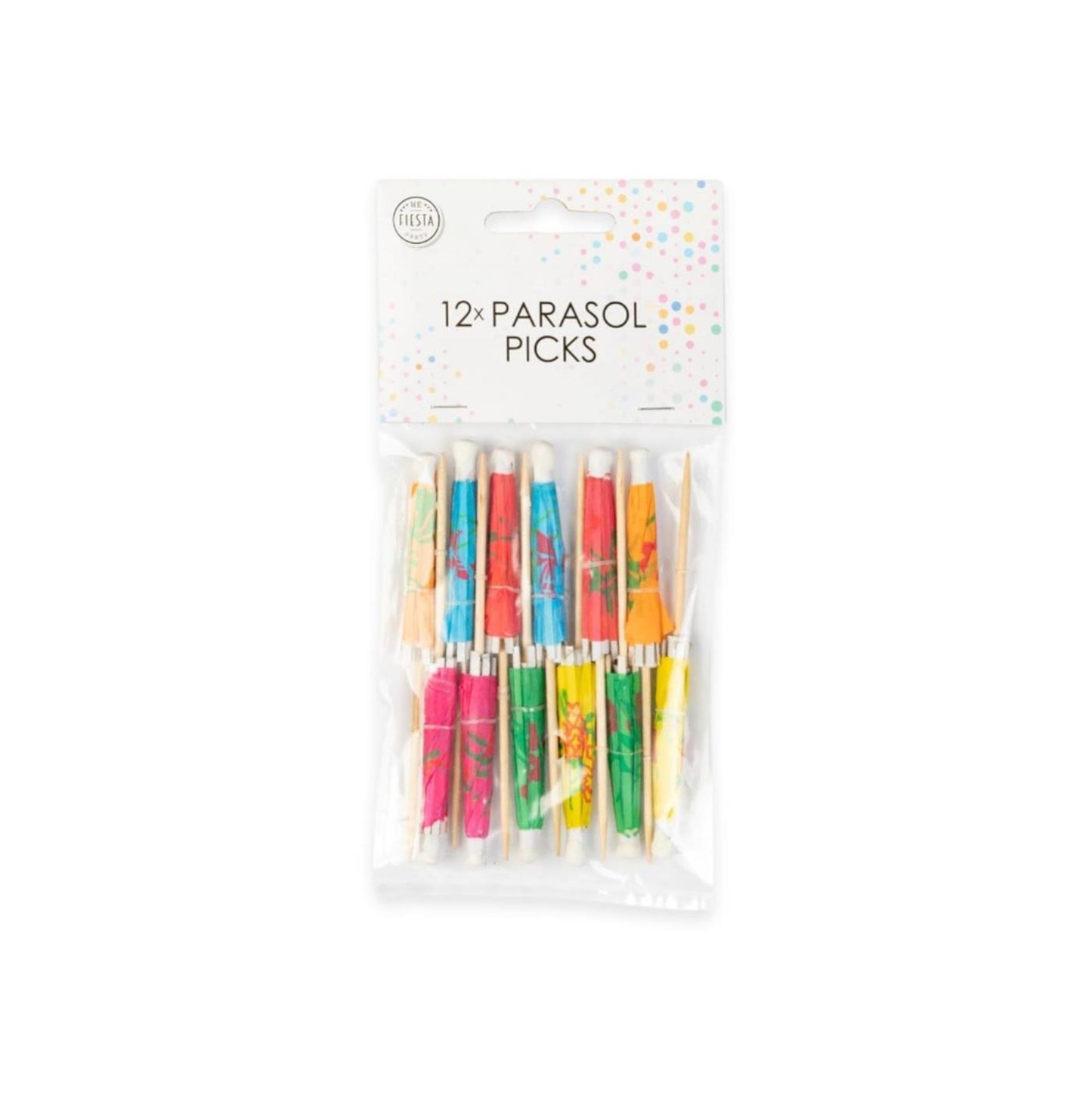 Globos ijsparasols prikkers papier zakje a 12 stuks