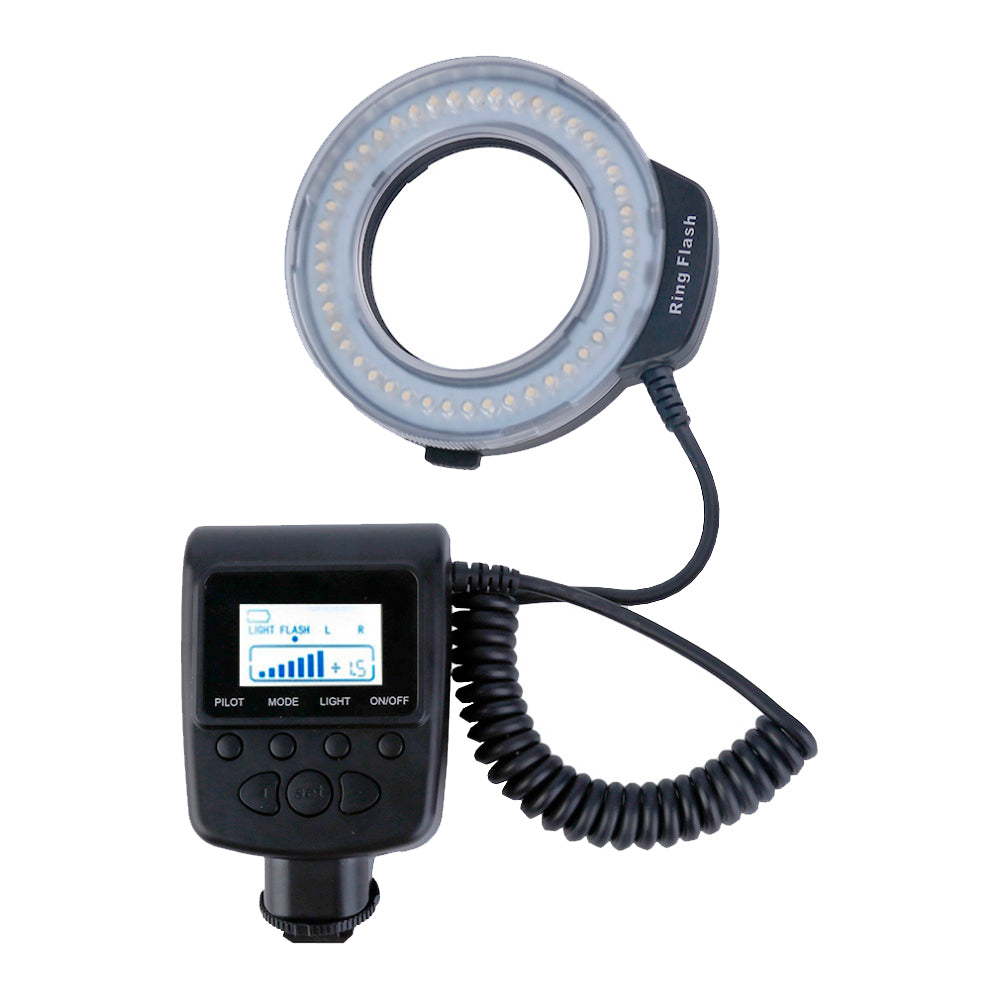 Studioking macro led ringlamp met flitser rl-130