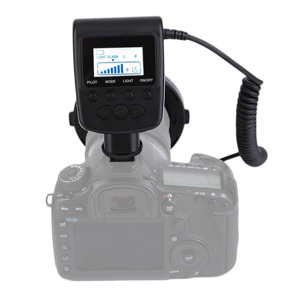 Studioking macro led ringlamp met flitser rl-130