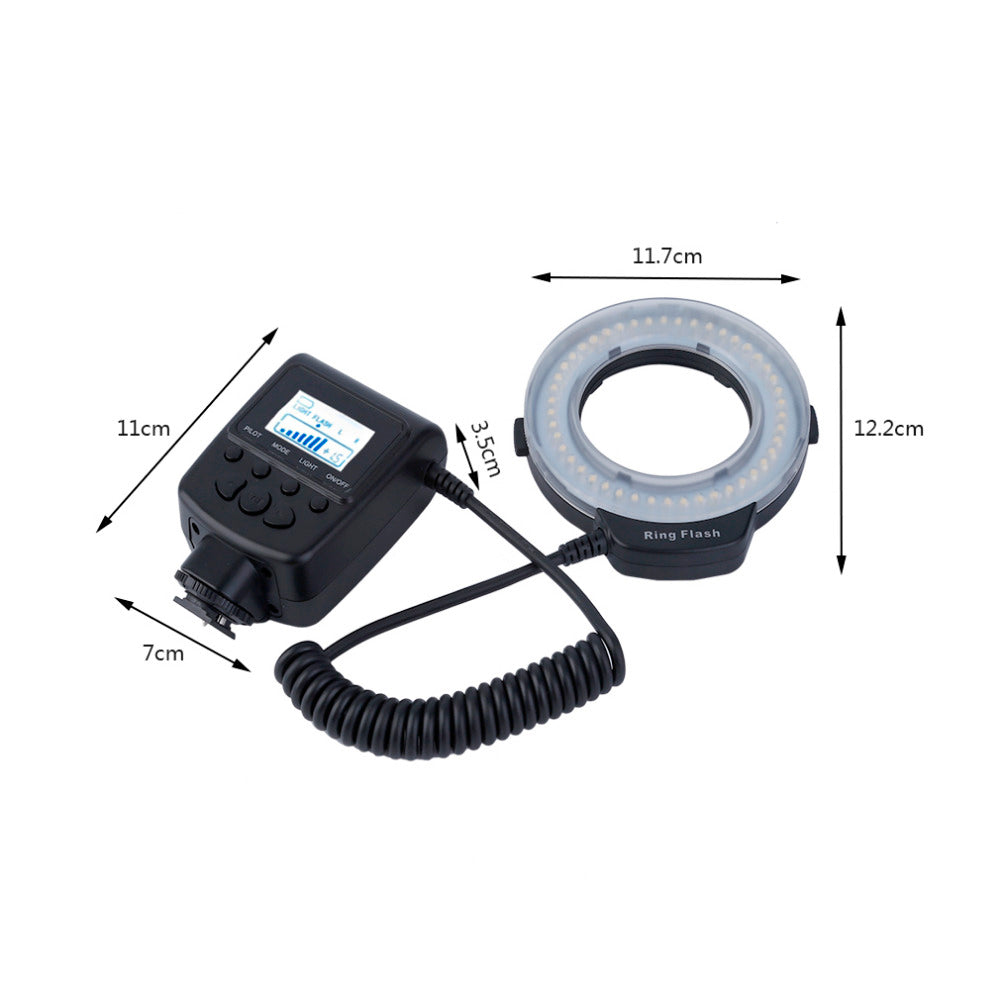 Studioking macro led ringlamp met flitser rl-130