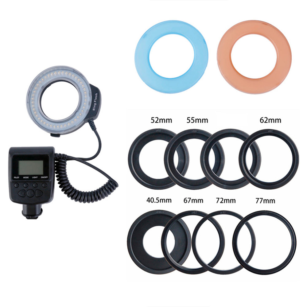 Studioking macro led ringlamp met flitser rl-130