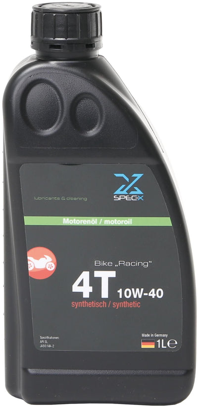 Spec-x motoröl bike 4t racing motor oil 4t 10w-40 raci 1l bike