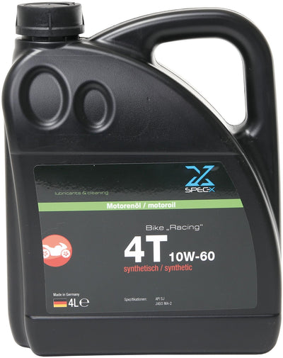 Spec-x motoröl bike 4t racing motor oil 4t 10w-60 raci 4l bike