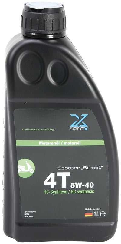 Spec-x motoröl scooter 4t street motor oil 4t 5w-40 1l scooter