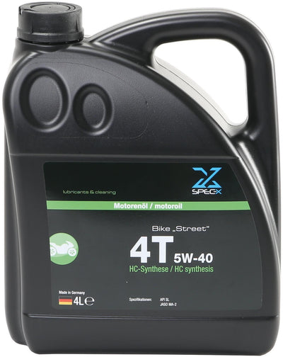 Spec-x motoröl bike 4t street motor oil 4t 5w-40 stree 4l bike