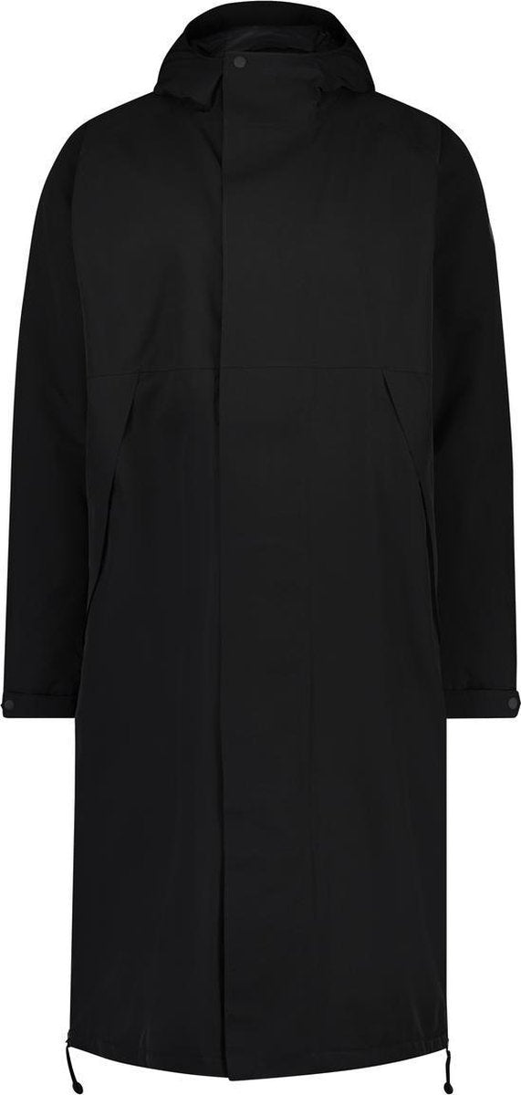 Agu winter city slicker regenjas urban outdoor - zwart - xxl - dames heren