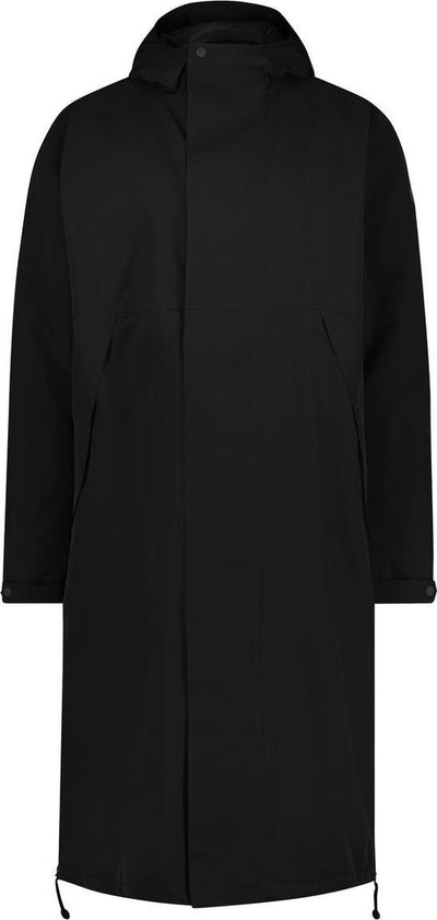 Agu city slicker winterregenjas uniseks waterdicht - zwart - waterkolom 10.000 mm - openritsbare zijpanelen xxl