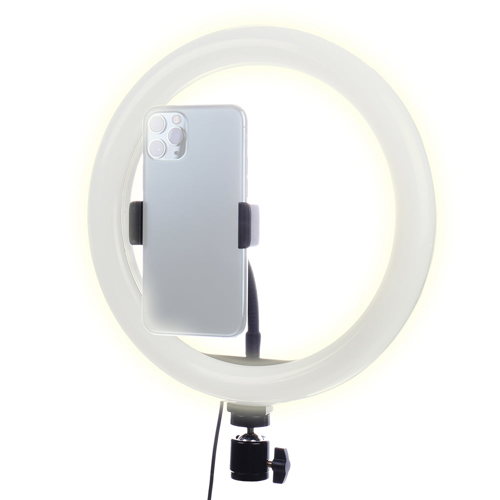 Studioking led vlog set sk-k190 met ringlamp en microfoonhouder