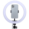 Studioking led vlog set sk-k190 met ringlamp en microfoonhouder