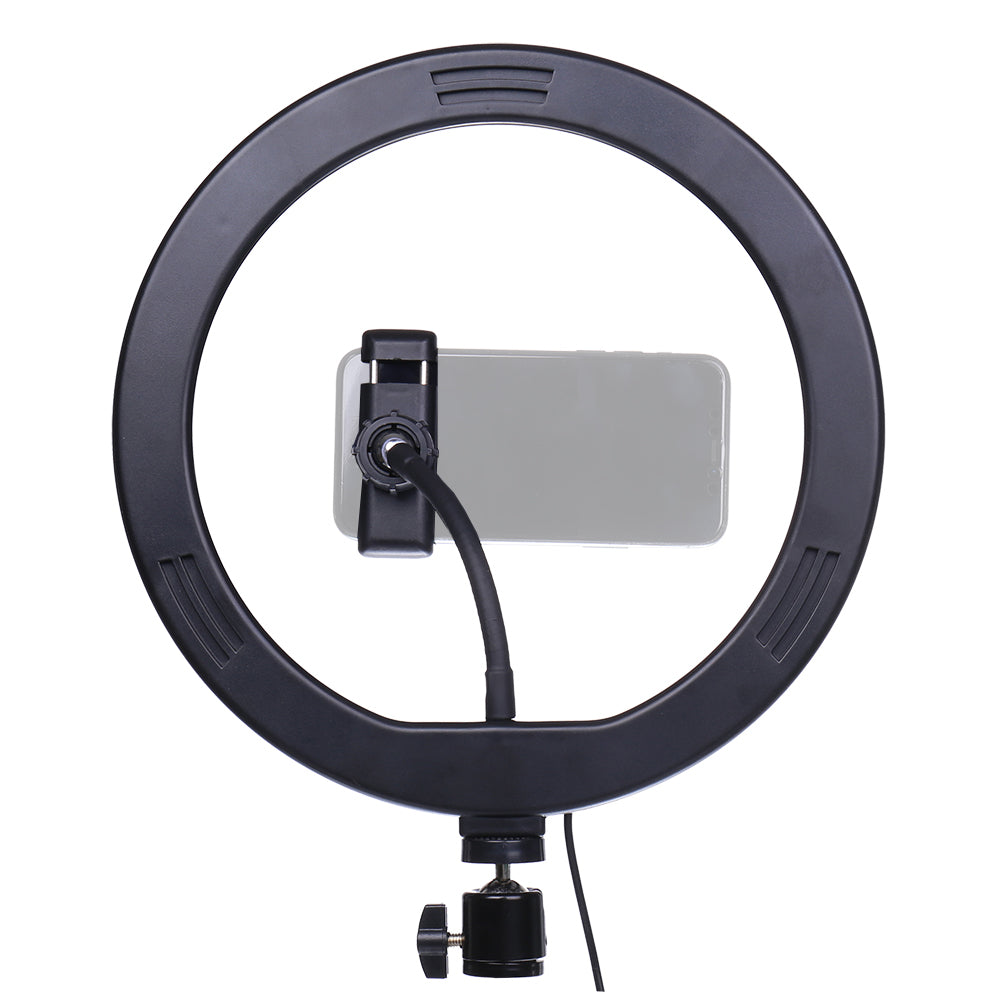 Studioking led vlog set sk-k190 met ringlamp en microfoonhouder