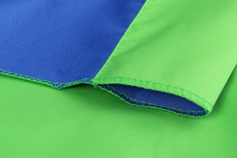 Studioking achtergronddoek 2,7x5 m blauw groen
