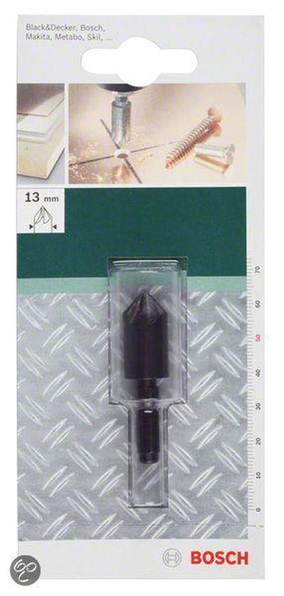 Bosch - conische verzinkboor gereedschapsstaal 10,0 mm, m5, 50 mm