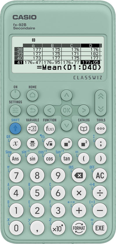 Casio fx-92b secondaire - wetenschappelijke rekenmachine (belgië)