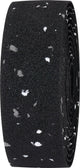 Bbb cycling stuurlint racefiets - zelfklevend stuurtape met stretch materiaal - antislip - lengte: 200cm - dikte: 2mm - inclusief stuurdoppen - zwart gespikkeld eco - raceribbon bht-01eco