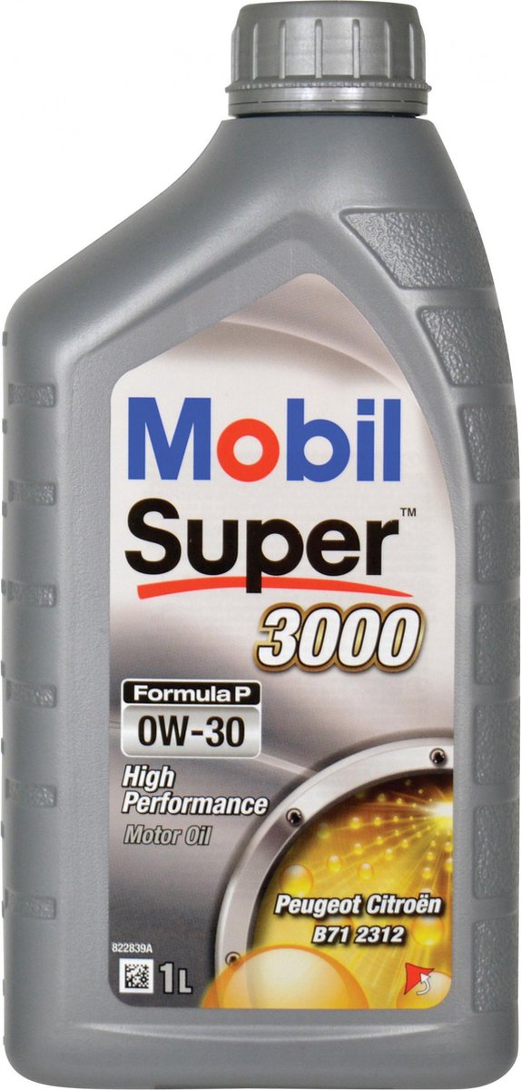 Mobil motorolie super 3000 formula fp 0w-30 1 liter