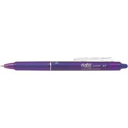 Rollerballpen frixion clicker paars 0,7mm navulbaar