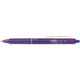 Rollerballpen frixion clicker paars 0,7mm navulbaar