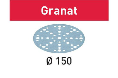 Festool accessoires schuurschijf stf d150 48 p150 gr 100 granat - 575165